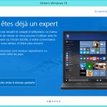 Informations sur Windows 10