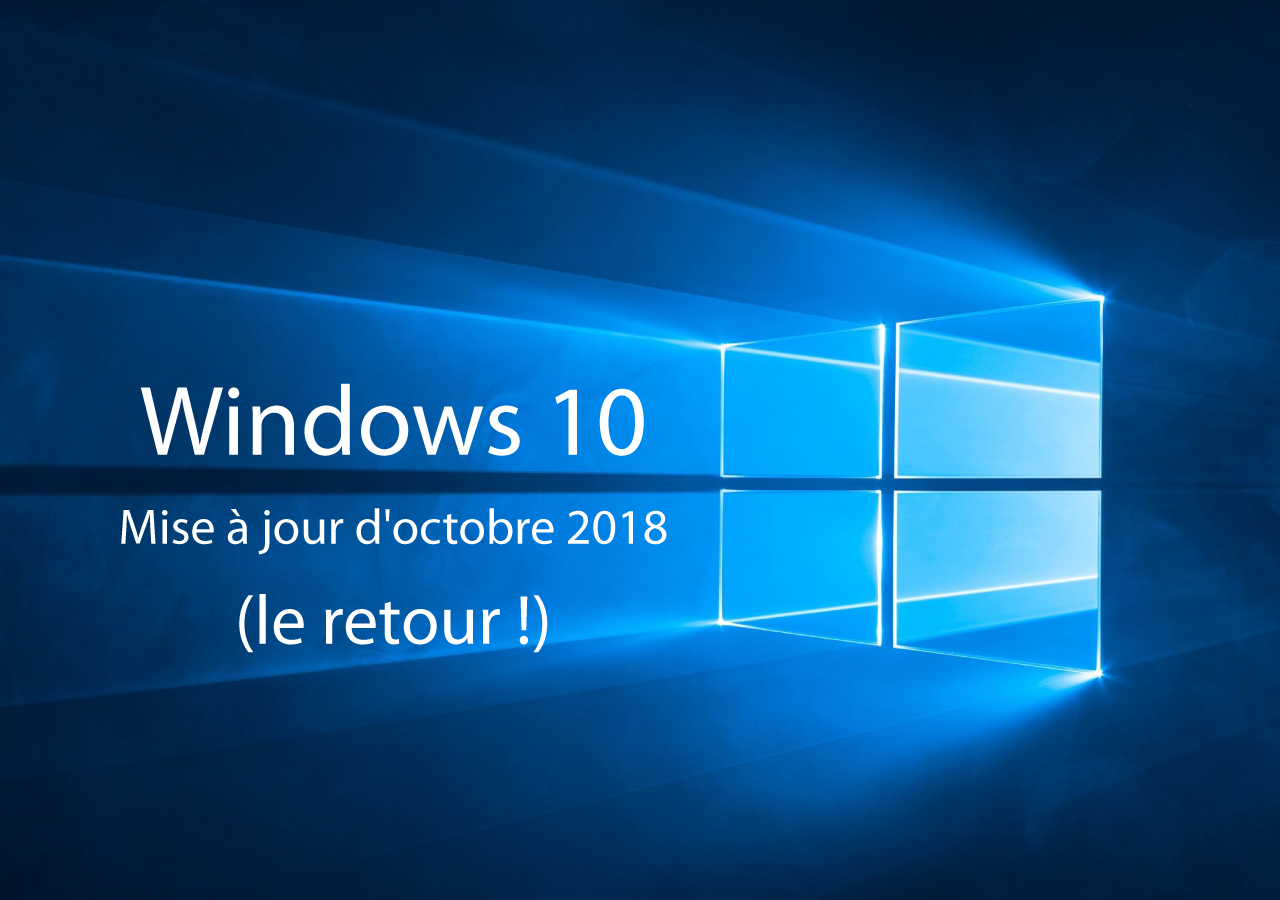 JL informatique # Le blog : Windows 10 mise à jour d'octobre 2018 le retour